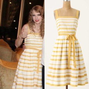 Anthropologie Moulinette Soeurs Sun Shades Fit and Flare Dress Size 6